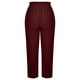 thumbnail image 5 of Moda Mujer Verano Casual Suelto Algodón Y Lino Bolsillo Sólido Capris Pantalones Fridja alkflakhf32248, 5 of 8