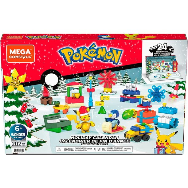 Mega Construx Pokémon Holiday Calendar Construction Set (202PCS) - Walmart .com