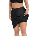 thumbnail image 2 of HDE Womens Plus Size Skort Skirt with Bike Shorts Active Golf Swim Skirt Pockets Polka Dots 18 Plus, 2 of 6