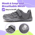 thumbnail image 5 of Stepedia Barefoot Water Shoes for Kids Boys Girls Wide Toe Box and Quick-Dry Sneakers for Hiking Swimming Beach Walking, Gray, 5 of 8