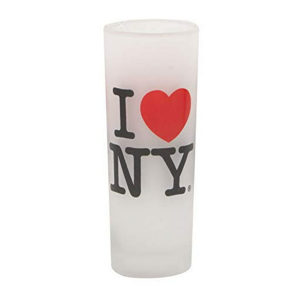 Frosted I Love NY Shooter Shot Glass