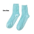 thumbnail image 6 of NIBOLOG 1 Pair Fuzzy Socks with Non Slip Grips Super Soft Breathable Cold Winter Warm Cozy Plush Slipper Socks, 6 of 8