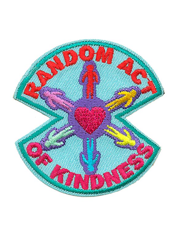 12 pieces 2" Custom Activity Scouts Applique Fun Patches - Random Act Of Kindness Patch 4