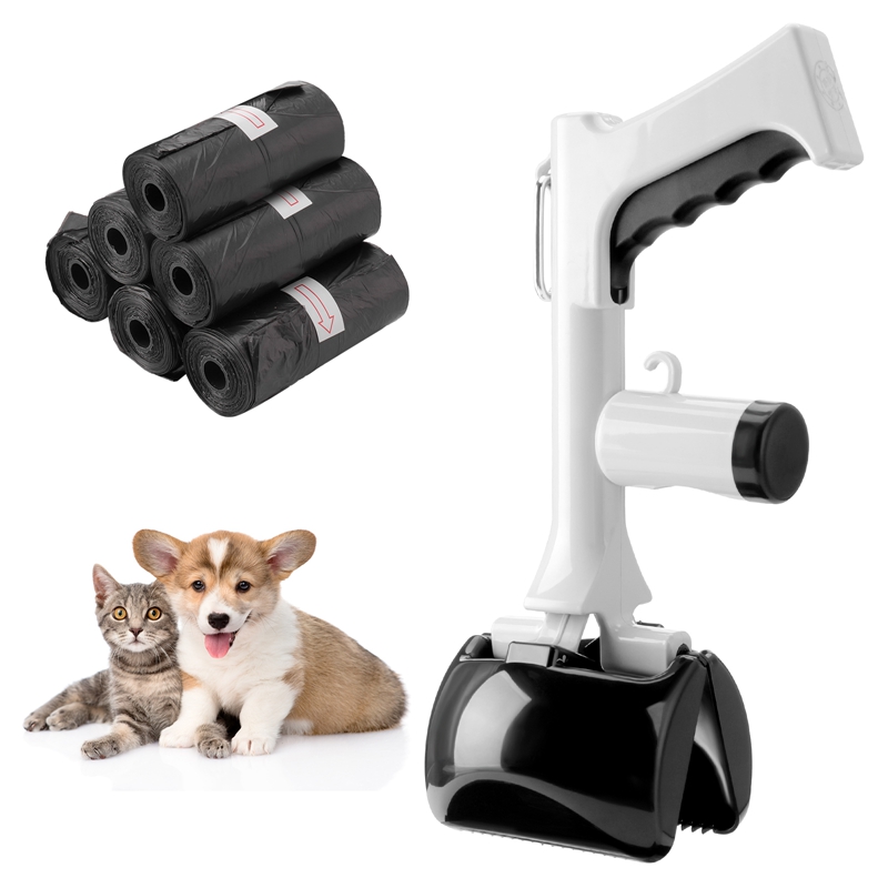 Taihexin Dog Poop Picker Upper with Waste Bags, Portable Pooper Scooper