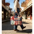 thumbnail image 5 of VMWMSSR 250Th Anniversary Patriotic Quilted Tote Bag 250 Years Stars & Stripes Shoulder Bag Fireworks Print Tote Bag For 4Th Of July Shopping & Travel(B-14.96×13.97In), 5 of 5