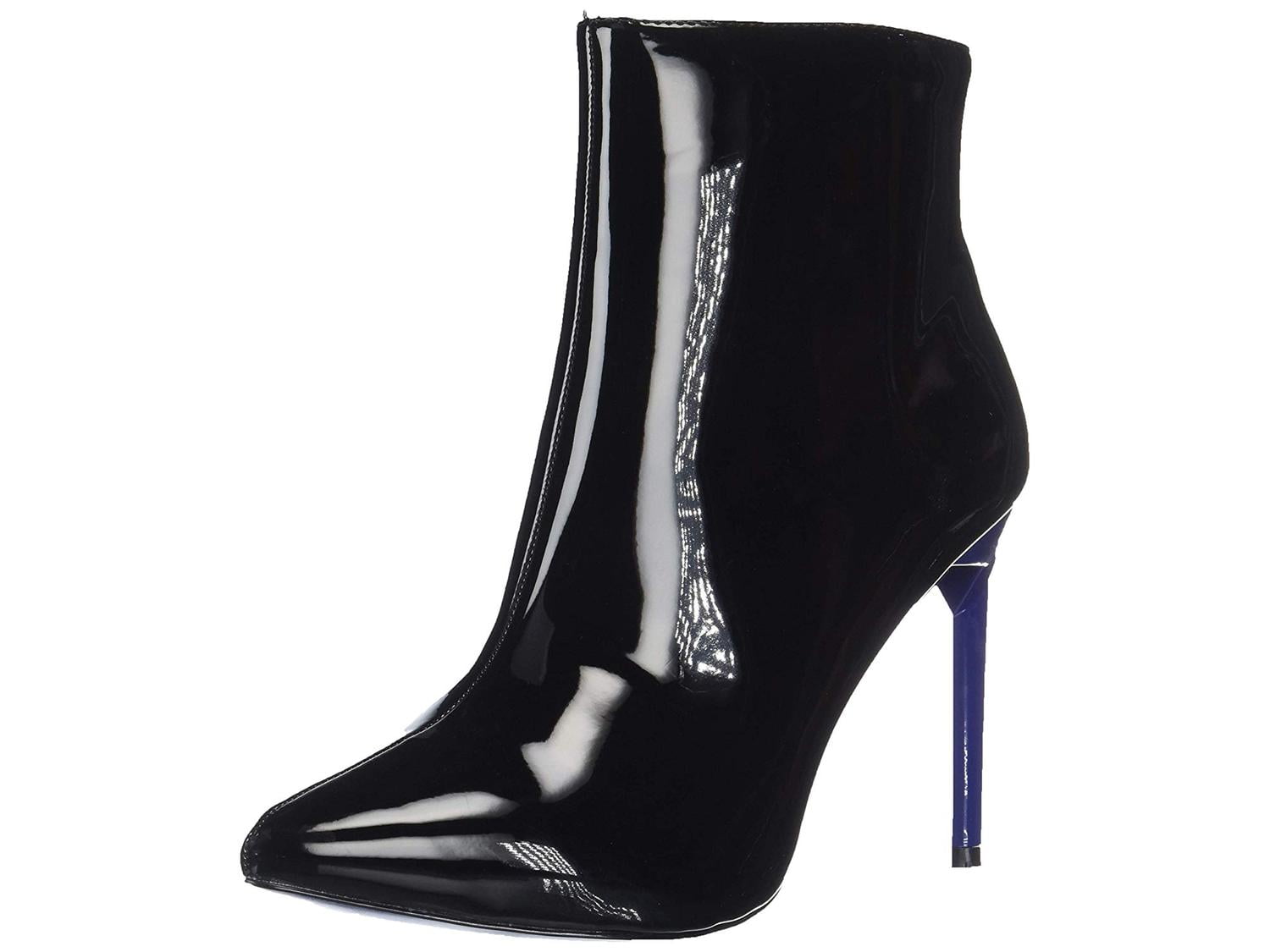 Size 5.5 Black BCBGeneration Womens Alexa Velvet Almond Toe Ankle Fashion 