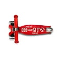 thumbnail image 4 of Micro Kickboard - Maxi Deluxe LED - Trottinette à Trois Roues, Direction par Inclinaison, Conçue en Suisse pour Enfants avec Roues Lumineuses Activées par le Mouvement pour 5-12 Ans (Rouge), 4 of 5