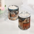 thumbnail image 6 of Ckdifva Town Fireworks Blooming Snow Storage Jar with Lid Acrylic Organization Storage Containers Set of 2, 6 of 7