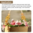 thumbnail image 6 of Uxcell 18.1" Wooden Beaded Bag Handles Purse Strap Handle for Purse Making, 4Pack Light Brown, 6 of 6