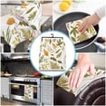 thumbnail image 5 of Autumn Maple Texture Microfiber Towel Absorbent Kitchen Cleaning Cloth Dish Towel Household Cleaning Towel, 5 of 7
