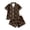 01-Saffron, variant on Halloween Pajamas Women 2-Piece Pajama Set Soft Pumpkin Short Sleeve Shirt and Shorts for Vacation Loungewear 01-Black L
