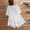 White, variant on Pincandy Fashion Woman Causal V-Neck Solid Blouse Flowy Babydoll Dresses 2025 Summer Short Sleeve Swing Shift Loose Casual Mini Tunic Dress,White,L