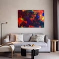 thumbnail image 5 of Blue And Multicolored Abstract Painting Texure Canvas Poster Bedroom Decor Sports Landscape Office Room Decor Gift,Frame-style,16x24inch(40x60cm), 5 of 8