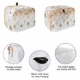 thumbnail image 4 of Orange Eucalyptus Coastal Toaster Cover 4 Slice, Beach Starfish Conch Dustproof Bakeware Oven Protector with Top Hook, Waterproof Small Kitchen Appliance Toasters Dust Cover, 12"x11"x8", 4 of 7