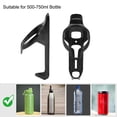 thumbnail image 3 of Soporte para botella de agua de bicicleta negro, apto para botellas de 500-750 ml, PC para bicicletas de carretera y MTB, 3 of 6
