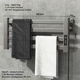 thumbnail image 1 of Accesorios de baño en blanco y negro, secador de toallas. Toallero eléctrico con pantalla táctil inteligente. Toallero eléctrico doméstico montado en la pared., 1 of 5