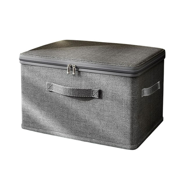 Photo Storage Box,Thickened Large Capacity Quilt Storage Bag - Self Contained Wardrobe Moving Packaging Organizer