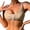 Beige, variant on Women Wirefree Moisture Wicking Bra Fashionable Sheer Lace Bra for Women Delicate Hollow Out Design Comfortable Supportive Underwear with Elegant Bow XXXL Green