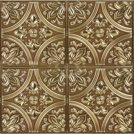 InHome Chelsea Bronze Peel & Stick Tin Tiles