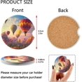 thumbnail image 3 of Coolnut Hot Air Balloons Car Coasters 2 Pack Drinks Absorbent Ceramic Stone Car Coasters with Fingertip Grip Car Cup Holder Coasters Home Decor Gifts, 3 of 6