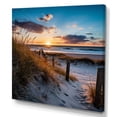 thumbnail image 2 of Designart "Calm Path To Dune Beach IV" Nautical & Beach Canvas Print, 2 of 5
