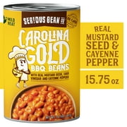 Serious Bean Co Carolina Gold BBQ Beans, Mild Heat, Gluten-Free, 15.75 oz