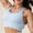 Sky Blue, variant on SMihono Sports Bras for Women High Support High Impact Sports Bras for Women Large Bust Push up Racerback Workout Running Bra Sky Blue XL