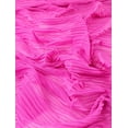 thumbnail image 3 of Minerva Amore Pleated Georgette Fabric Cerise Pink - per yard, 3 of 6