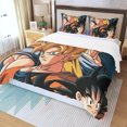 thumbnail image 2 of Goku Evolution From Kid To Ssj3 Transformation Dopest 3D Three Piece Duvet, 2 of 6