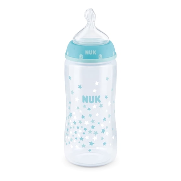 NUK First Choice Smooth Flow Anti-Colic Bottle, 10 oz, 1-Pack
