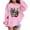 Pink, variant on LUOGENLI Hoodies for Boys 9-10 Girl's Boy's Hoodie Long Sleeve Soft Sweatshirt Graphic Hoody Kids Cute Pullovers Top Clothes for Girls Sweatshirt for Boys 10-12 Hoodies for Boys 14-16 Designer 160