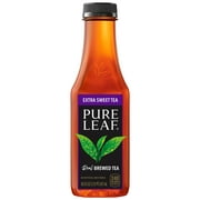 Lipton Pure Leaf Extra Sweet Tea Iced Tea, Bottled Tea Drink, 18.5 fl oz, Bottle