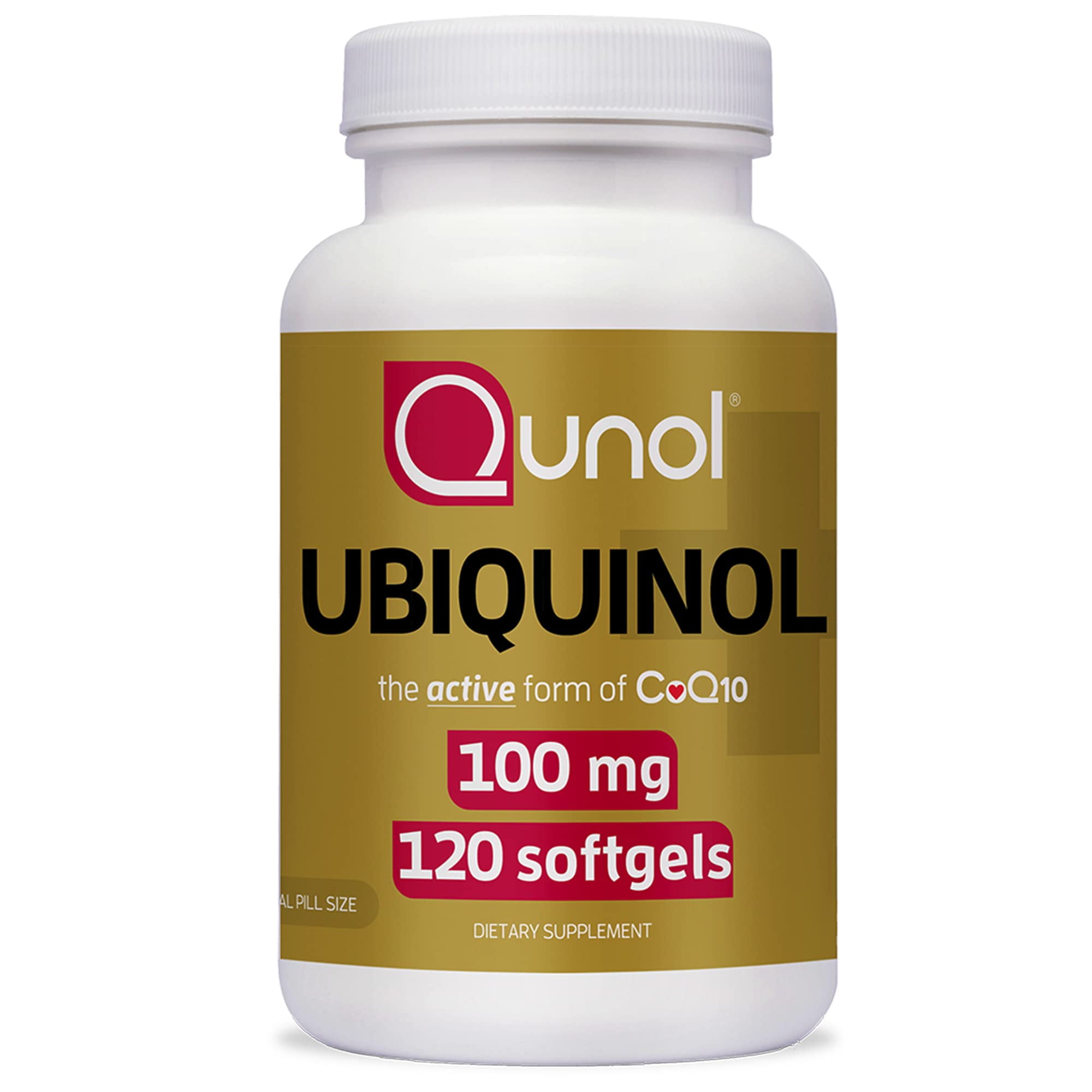 Ubiquinol CoQ10 100mg Softgels, Qunol Ubiquinol 100mg Active form Of