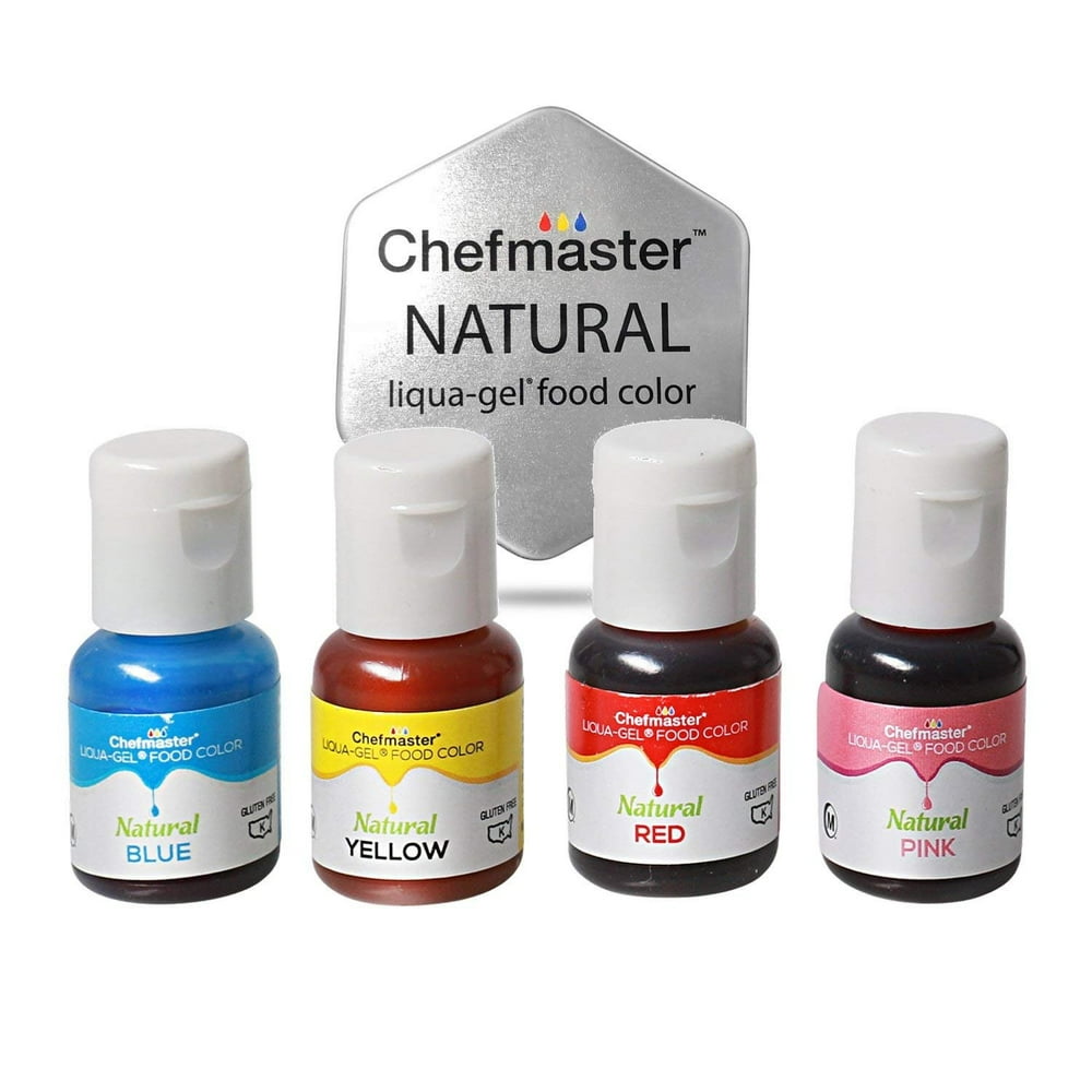 Chefmaster All Natural Food Coloring, Vegan-Friendly Dye for Baking