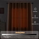 thumbnail image 5 of Cortinas opacas MYSKY HOME, color amarillo, 213 cm, con pompones, 2 paneles, 5 of 9