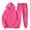 Hot Pink, variant on Track Suits for Women Set Women’s Hoodie Long Sleeved Pullover Sweatpant Outfits Pocket Drawstring Print Tracksuit Stretch Waist Trendy Jogger Sets Plus Size Party Fall Suit