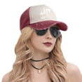 thumbnail image 3 of Dude Perfect Baseball Cap, Vintage Washed Baseball Cap For Men And Women, Adjustable Twill Dad Hat, Unisex Distressed Denim Cap With Curved Brim, 3 of 9