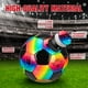 thumbnail image 3 of Balones de fútbol Sappy, tamaño 4, arcoíris, 2 unidades, con bomba y bolsa, 3 of 6