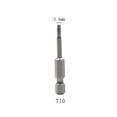 thumbnail image 1 of Star Screwdriver Head Tamper Proof Security Drill Bit T10-T40 For Electric Drill Magnetic Extension Adapter Star Hex Shank Bit, 1 of 6