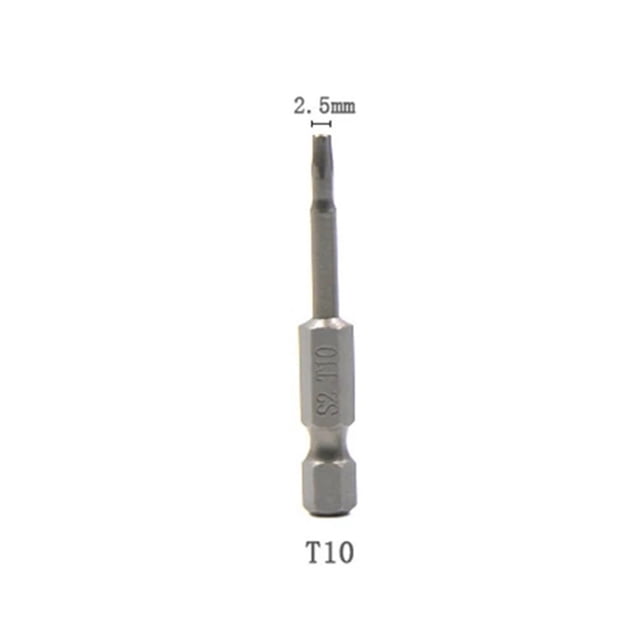 Star Screwdriver Head Tamper Proof Security Drill Bit T10-T40 For Electric Drill Magnetic Extension Adapter Star Hex Shank Bit