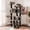 Black & Gray, variant on Merrland 65.7 " Large Cat Tree Tower Condo for Cats with 2 Scratching Ramps, Hammock & Scratching Posts, Dark Blue