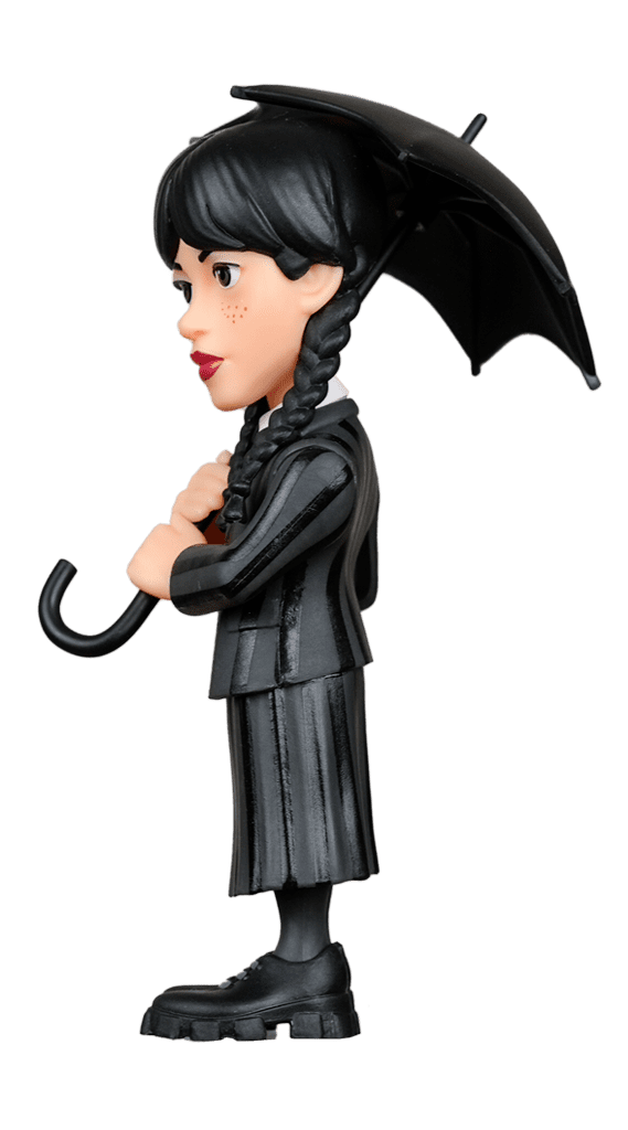 12 cm (4 inch) Minix Collectible Figurine Wednesday - Wednesday (umbrella)