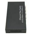 thumbnail image 1 of Switch de Fibra Ethernet SFP, Hasta 120 km, 4 Puertos óptos, 2 Puertos Eléctricos, Transceptor de Fibra Ethernet 10/100/1000m, Con Indadors LED, Plug and Play, Metal, Metal, Metal, Metal, Metal, 1 of 7