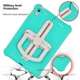 thumbnail image 6 of Dteck Kids Case for iPad 11-inch (A16) 2025/iPad 10th Generation 10.9 inch,Shockproof EVA Hand Grip PC Case 360 Degree Rotatable Kickstand Kids Friendly Cover with Shoulder Strap,Mint+Beige, 6 of 8