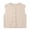 Beige, variant on Women Cardigan Sweaters Sleeveless Vest Round Neck – Button Down Open Front Loose Knit Lightweight Casual Spring Fall Outerwear, Coffee,S