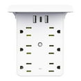 thumbnail image 1 of Oimcto Outlet Extender (With Shelf),Wall Socket Extender with Shelf Night Power Board Protector with Usb Port Multi Plug Wall Socket Suitable for Home and Outdoor Travel Saving Design, 1 of 7