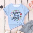 thumbnail image 3 of YUANxueke Short Sleeve T-Shirts for Boys Girls, Cute Printed Crewneck T-Shirts, Back To School Casual Tops, 3 of 6