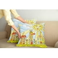 thumbnail image 2 of Ambesonne Garden Throw Pillow Cover 2 Pack, like Smiling Sun, 20", Multicolor, 2 of 7