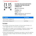 thumbnail image 2 of Front Ball Joint and Tie Rod End Kit - Compatible with 2002 Chevy Trailblazer, 2 of 2