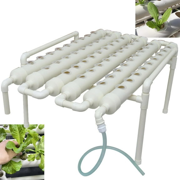 Hydroponic 54 Plant Site Grow Kit pipeline Vegetable Planting Machine 6 Pipes Vegetable Tool